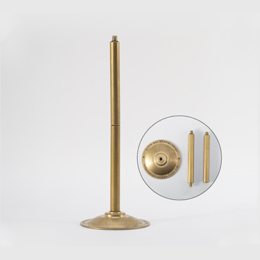 Brass double section base